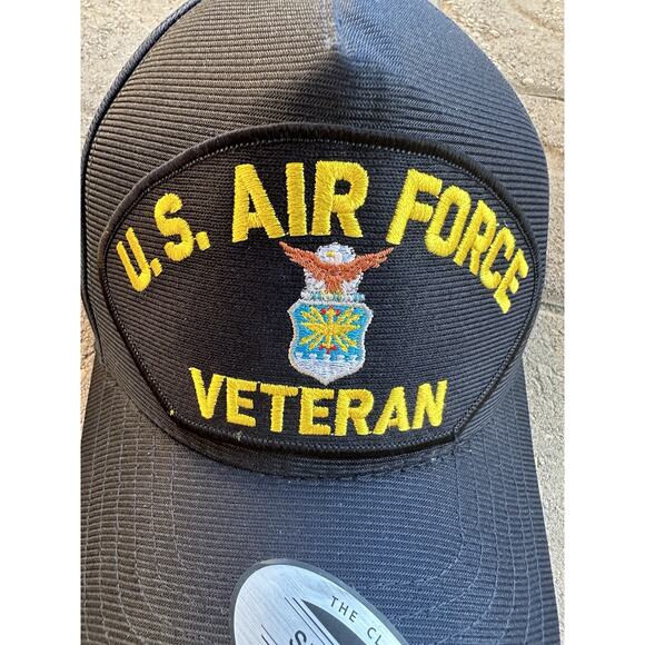 U.S Air Force Veteran Snapback Hat made by Eagle Crest Made in USA - Picture 2 of 13